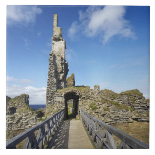 Castle Sinclair Girnigoe, Wick, Caithness, 2 Kakelplatta