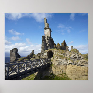Castle Sinclair Girnigoe, Wick, Caithness Poster