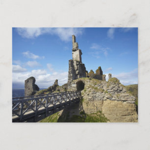 Castle Sinclair Girnigoe, Wick, Caithness, Vykort