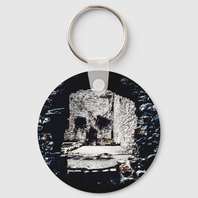 Castle Skull Nyckelring (Framsida)
