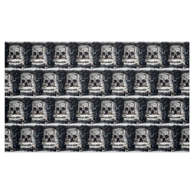 Castle Skull Tyg (Fat Quarter)