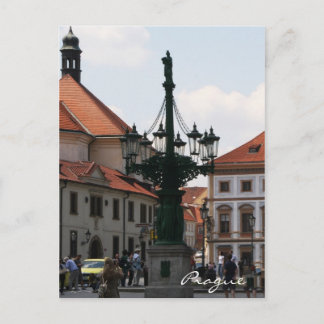 Castle Square i Prags vykort