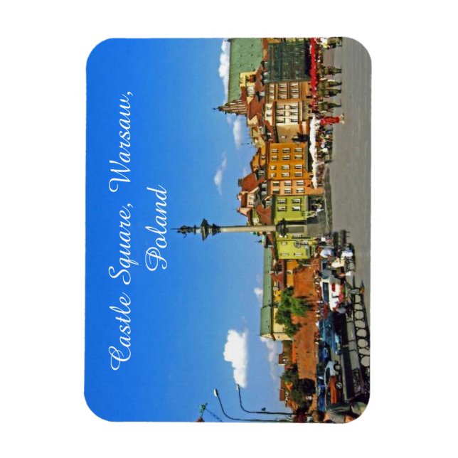 Castle Square, Warszawa, Polen Magnet (Vertikal)