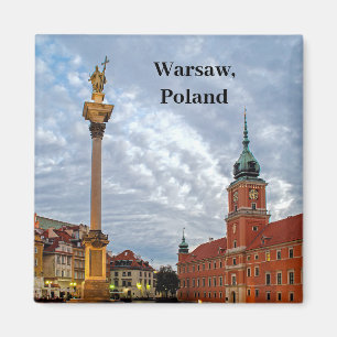 Castle Square Warszawa Polen Magnet