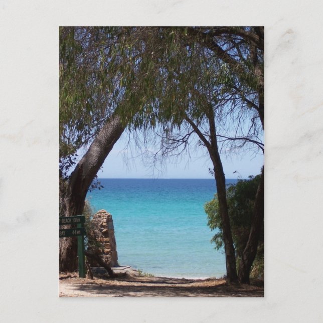 Castle Sten Beach, Westerna Australien Vykort (Framsida)