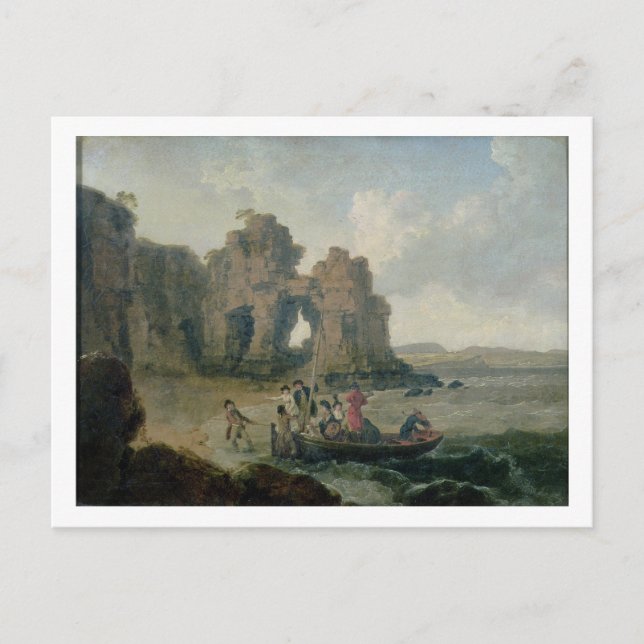 Castle Sten (Flatholm Island), Bristol Channel, 17 Vykort (Framsida)
