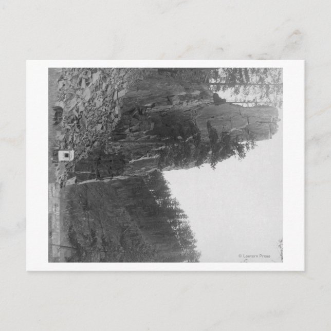 Castle Sten mellan Backe City och Rockerville Vykort (Framsida)