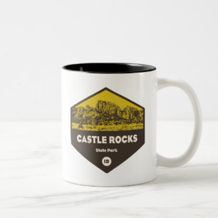 Castle Sten State Park Idaho Två-Tonad Mugg