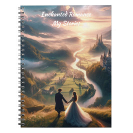 Castle Story Couple Förtrollade Sidor Anteckningsbok