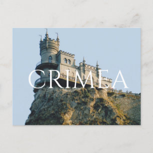 Castle Sväljer bo i Krim Vykort