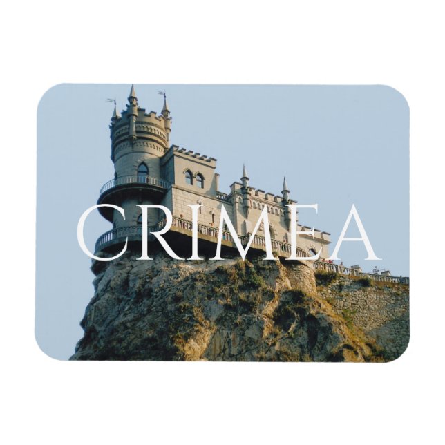Castle Swallow's Nest in Crimea  Magnet (Horisontell)