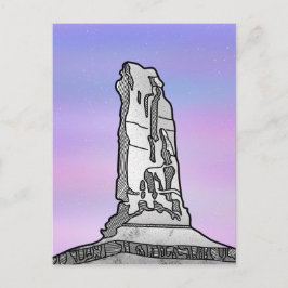 Castle Torn Castleton Sten Vykort