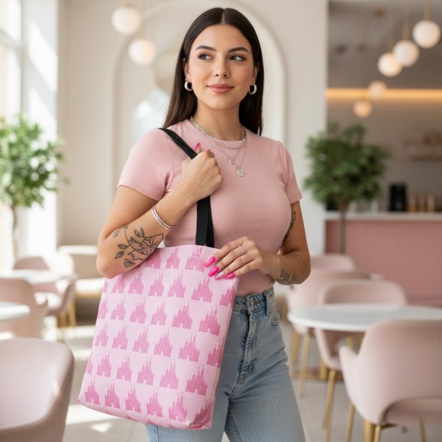 Castle Tote Bag Tygkasse (Skapare uppladdad)