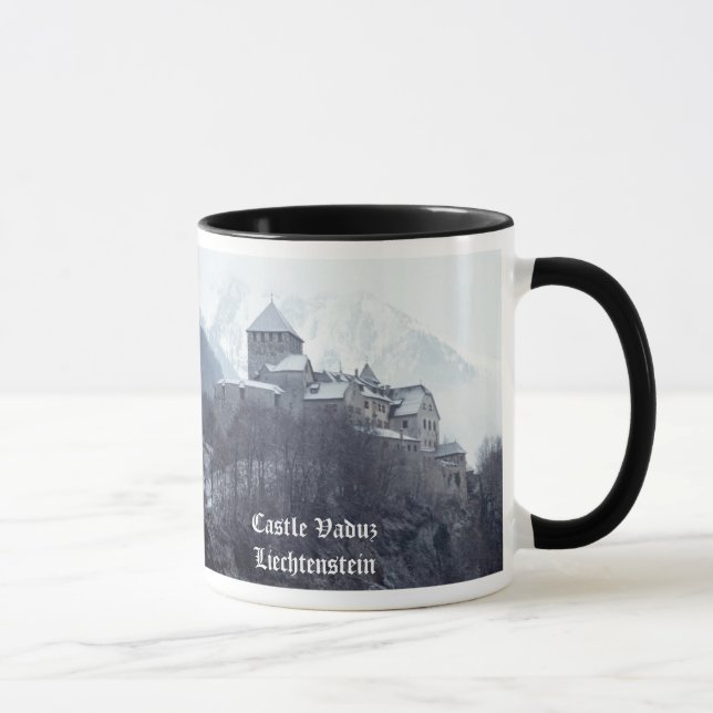 Castle Vaduz Liechtenstein Mugg (Höger)