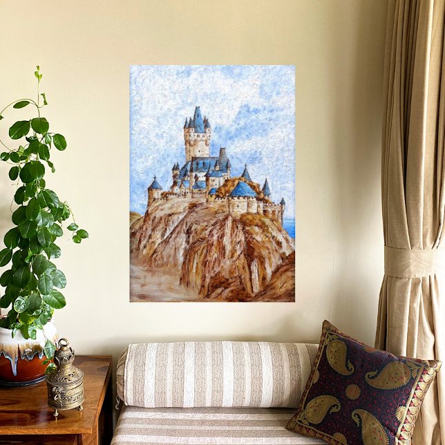 Castle vid Rhen Poster (Skapare uppladdad)