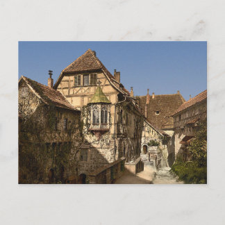 Castle yard, Wartburg, Thuringia, Tyskland Vykort