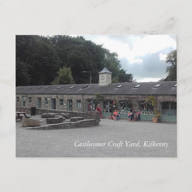 Castlecomer Craft Yard, Kilkenny Vykort (Framsida)