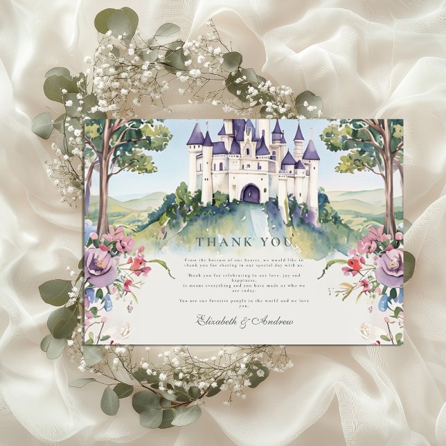 Castlecore Fairytale Garden Wedding Tack Kort (Skapare uppladdad)