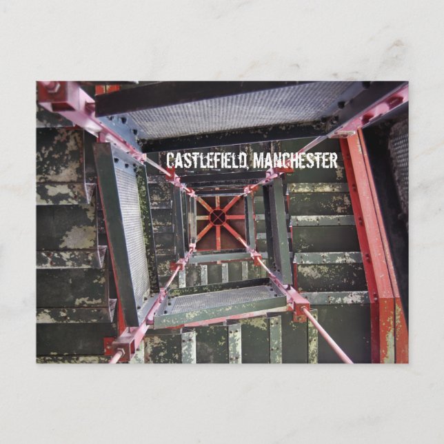 Castlefield Rusty Steps-vykort Vykort (Framsida)