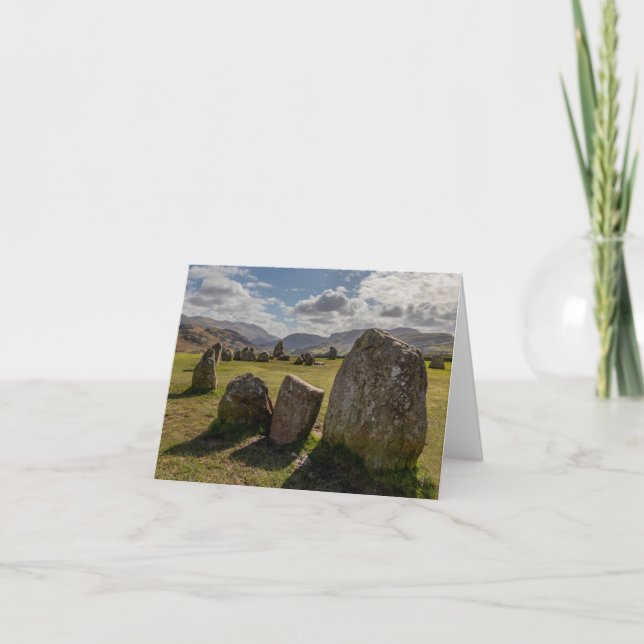 Castlerigg-stencirkeln Kort (Framsida)