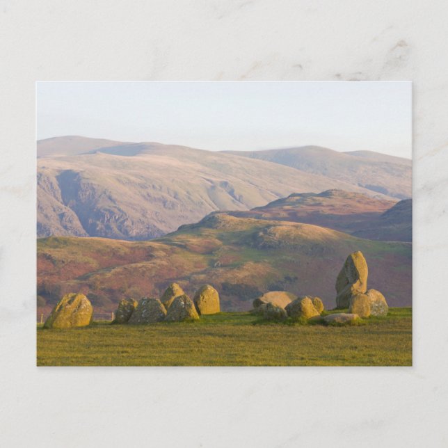 Castlerigg Stone Circle, Lake District, Cumbria, 2 Vykort (Framsida)