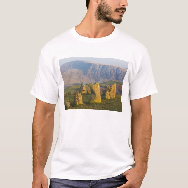 Castlerigg Stone Circle, Sjö District, Cumbria Tee Shirt (Framsida)