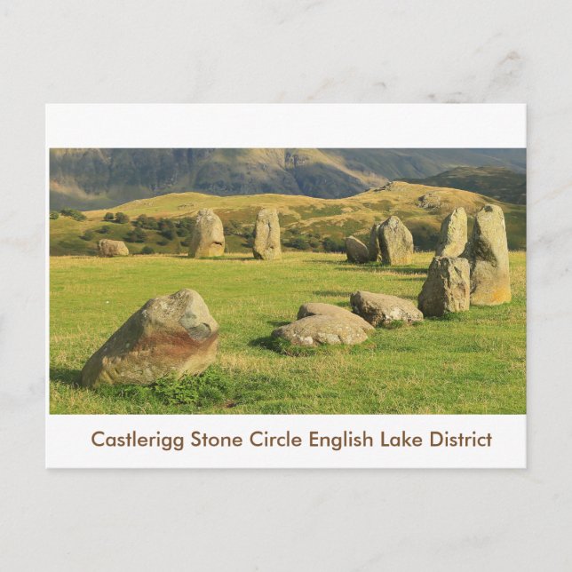 Castlerigg Stone Circle Vykort (Framsida)