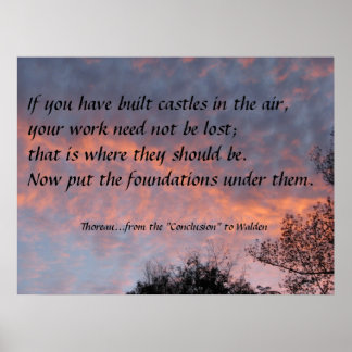 Castles i Luft Poster