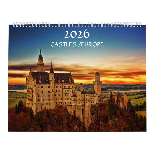 Castles in Europe 2024 Kalender (Omslag)