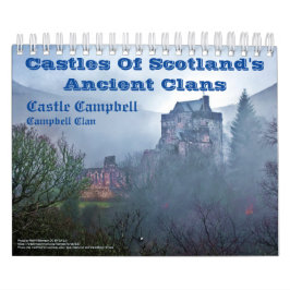 Castles of Scotland's Ancient Klans Photo Calendar Kalender