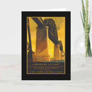 Castleton Cutoff Bridge Travel Poster på kort