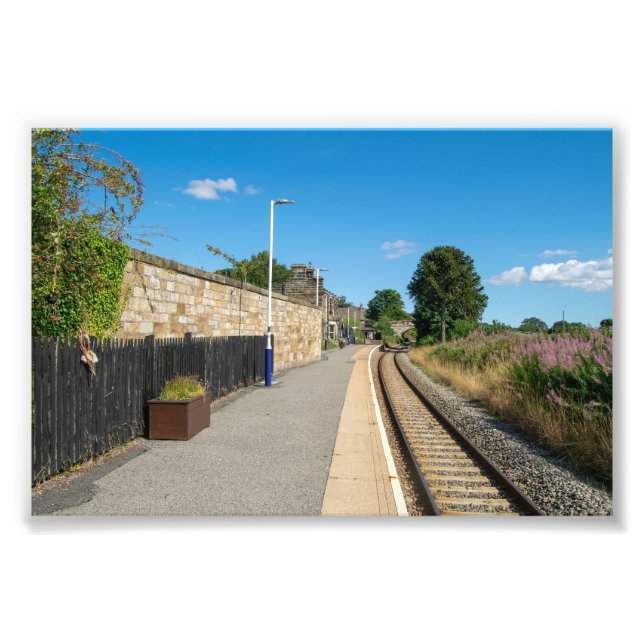Castleton Moor järnvägsstation Fototryck (Framsidan)