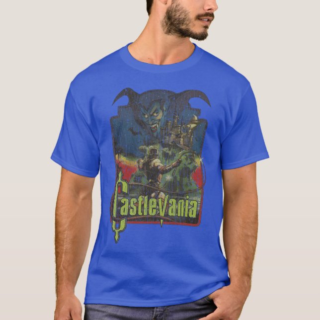 Castlevania 1986 rolig t shirt (Framsida)
