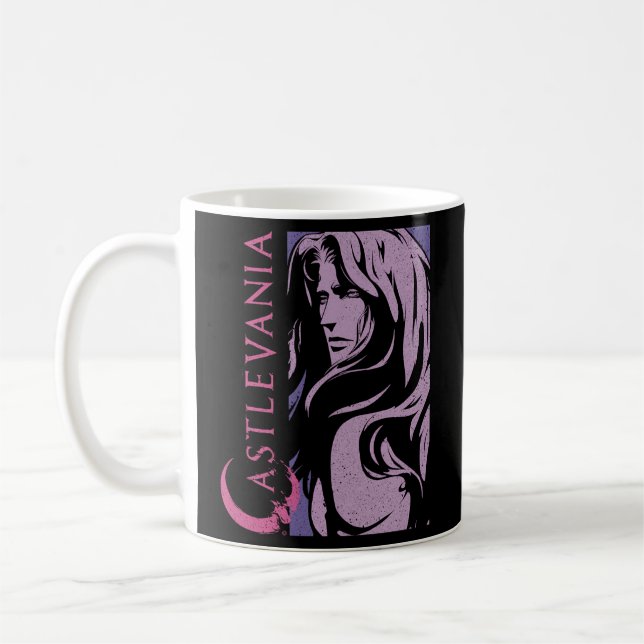 Castlevania Alucard Mörk Porträtt Kaffemugg (Vänster)