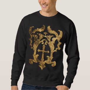 Castlevania Belmont Vapensköld Manar Lång Ärmad Tröja
