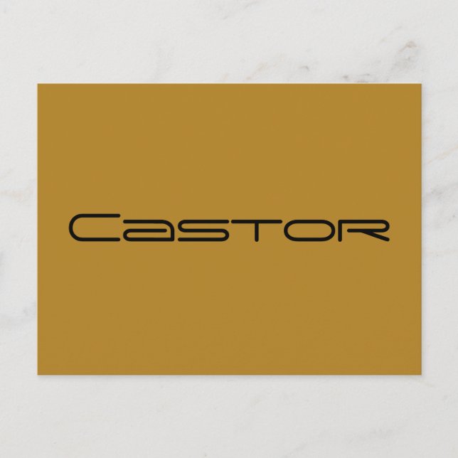 Castor från Orphan black,geometric font font Vykort (Framsida)