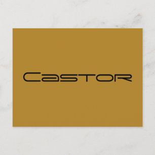 Castor från Orphan black,geometric font font Vykort