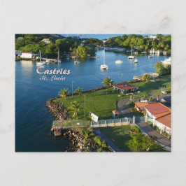 Castries Saint Lucia Västindien Vykort
