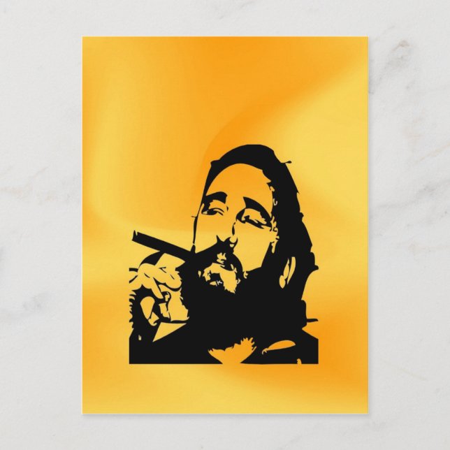 Castro Fidel cuban revolution Vykort (Framsida)