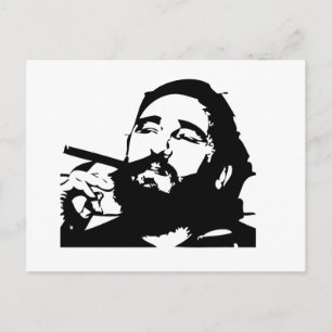 Castro Fidel cuban revolution Vykort