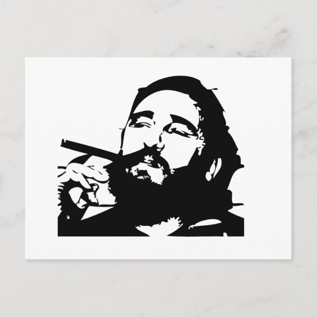 Castro Fidel cuban revolution Vykort (Framsida)