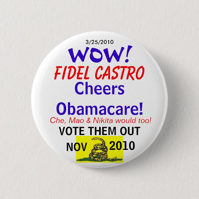 Castro hurrar Obamacare Knapp (Framsida)