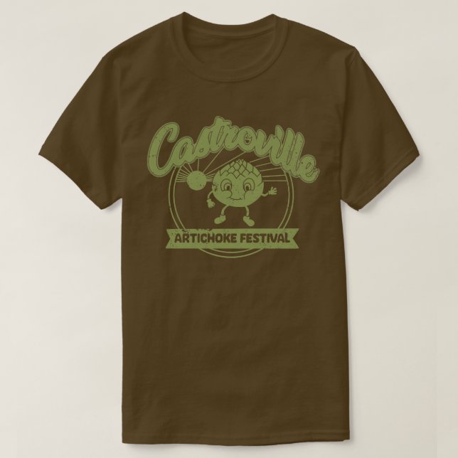 Castroville Artichoke Festival 1959 TShirt 1 T Shirt (Design framsida)