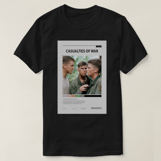 Casualties of War movie poster 1989.png T Shirt (Design framsida)