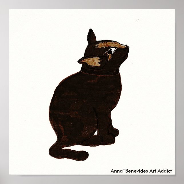 Cat#3, AnnaTBenevides Art Addict Poster (Framsidan)