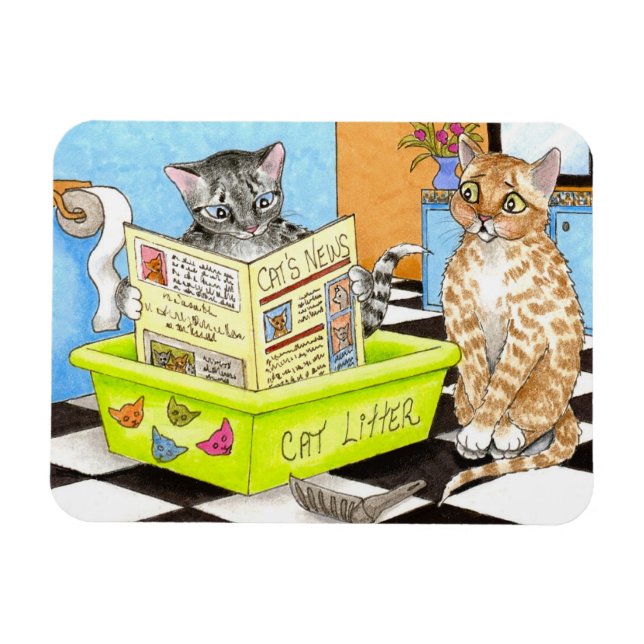 Cat 464 lustigt Flexi Magnet (Horisontell)