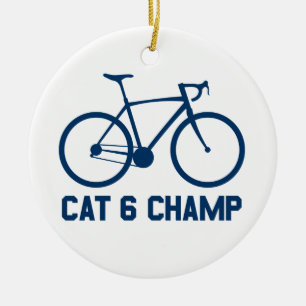 CAT 6-avdelning Julgransprydnad Keramik