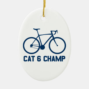 CAT 6-avdelning Julgransprydnad Keramik
