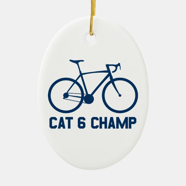 CAT 6-avdelning Julgransprydnad Keramik (Framsidan)