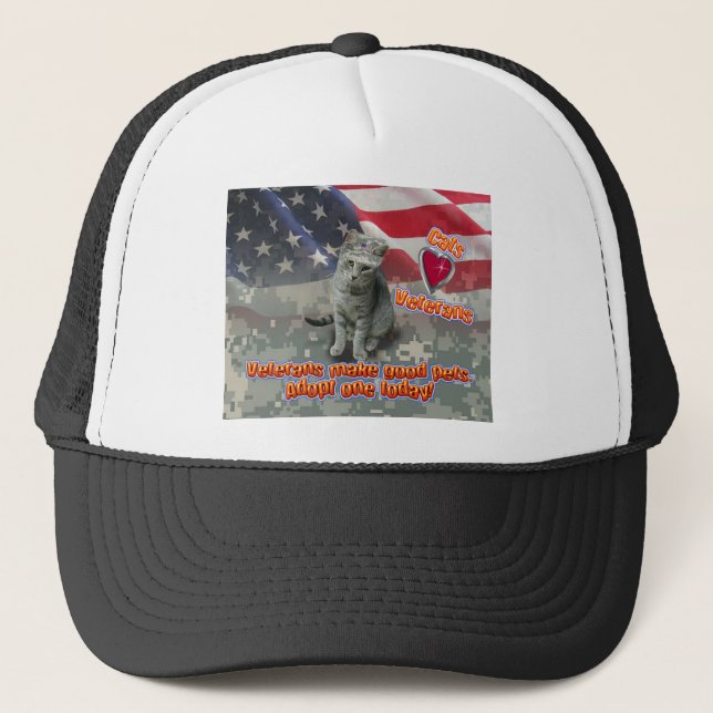 Cat Adopts Veteran för livslång vän Keps (Framsida)